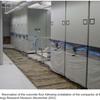 Renovation of the concrete floor following installation of the compactor at the UCR Entomology Research Museum (November 2002).
